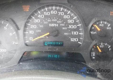 2002 Chevrolet Trailblazer Ls из США, поврежденный, VIN 1GNDS13S822507029